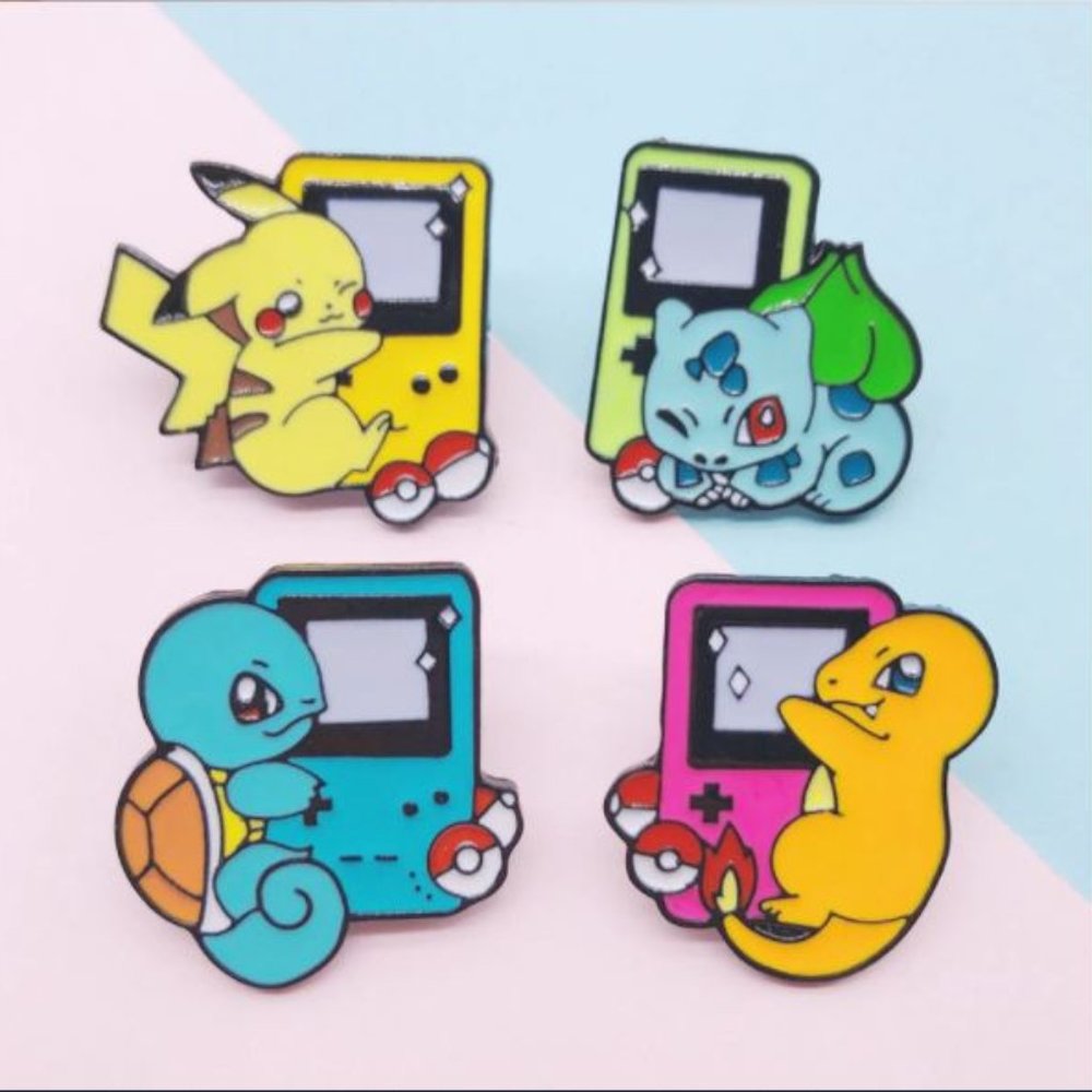 Pokemon Gameboy Pin Set